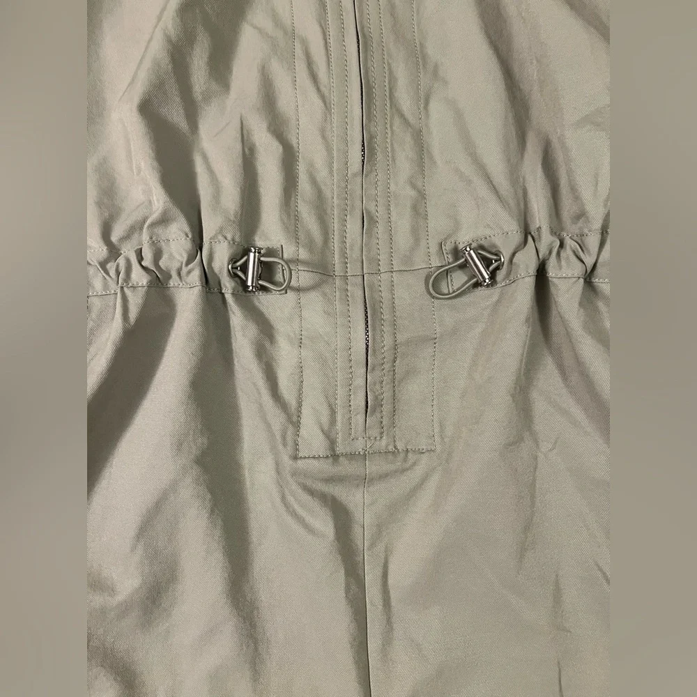 Calia By Carrie Underwood Soft Utility Romper Green Shorts Sz-Large I31 - Picture 6 of 12